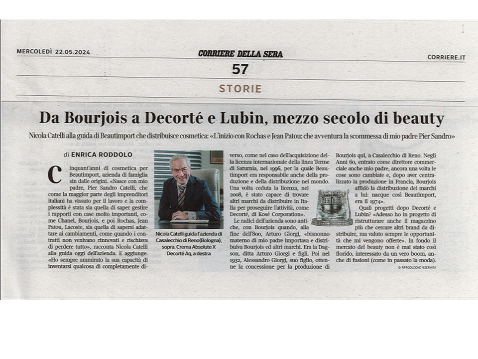 Da Bourjois a Decorté e Lubin, mezzo secolo di Beauty